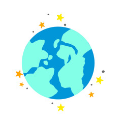 Planet Earth illustration vector