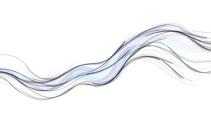 Abstract flowing lines design