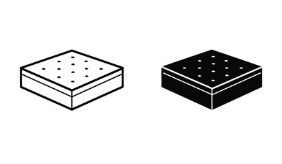 sponge icon vector design template simple and clean