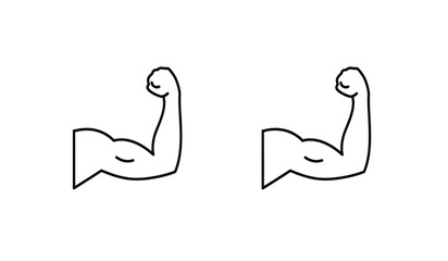 Male arm lift surgery glyph icon. Brachioplasty for men. Plastic surgery for man. Surgical arm reshaping. Silhouette symbol. Negative space. Vector isolated illustration