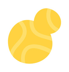 Yellow fluid shape speech bubble