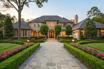 Elegant Luxury Estate with Stunning Landscape and Cozy Atmosphere