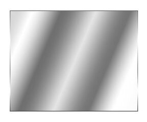 Clear, shiny acrylic sheet. Transparent plastic panel png, Transparent Shiny Acrylic Panel PNG - Realistic Reflective Glass, Blank Display Frame with Glare, 