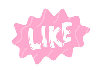 Like communication comment speech bubble