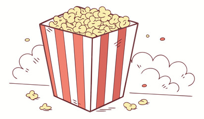 popcorn in a bucket