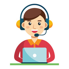 Service representative smiling for photo