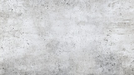 Concrete texture with smooth and rough surfaces on white background, top view in ultra-realistic style.