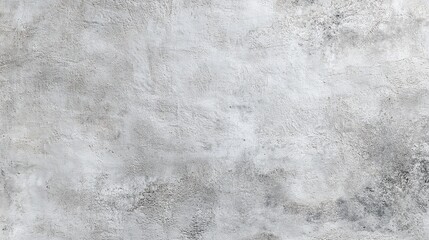 Concrete texture with smooth and rough surfaces on white background, top view in ultra-realistic style.