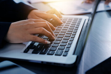 Team of business people working together in the meeting room office,
teamwork background charts and graphs banner, double exposure successful teamwork,business planning concept.
