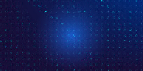 Abstract halftone background consists of different dots.