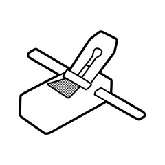 pictures of simple black and white manual planers
