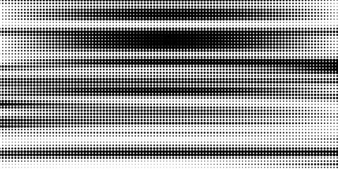 Set of halftone dots gradient pattern texture isolated on white background. Straight dotted spots using halftone circle dot raster texture. Vector blot half tone collection.