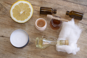 Preparing homemade beauty mask with natural ingredients
