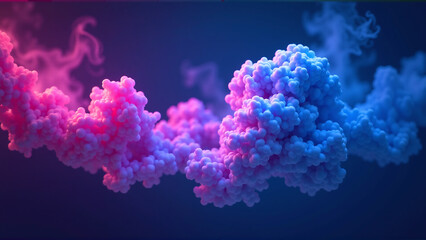 Fototapeta premium Nebulous Neon Bloom