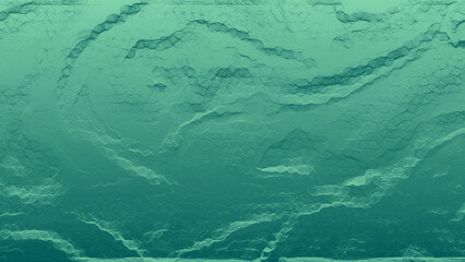 Textured surface in shades of teal, resembling rippling water, molten liquid, or an abstract natural landscape. aquatic-themed designs, calming backgrounds, product branding, spa, web  