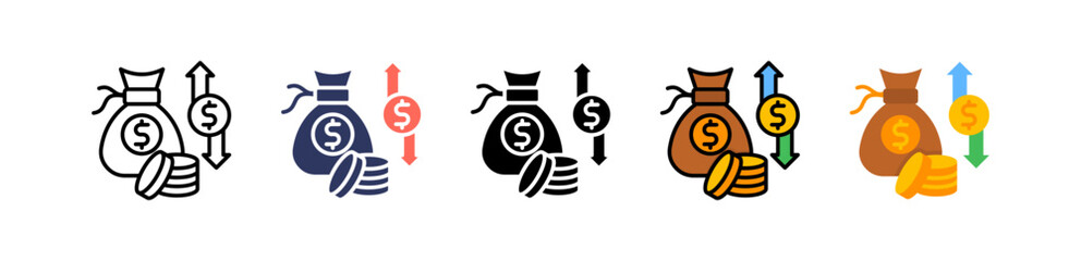 Profit And Loss multiple icon