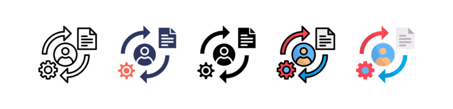 Change Management multiple icon