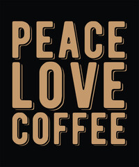 Coffee Typography t-shirt design