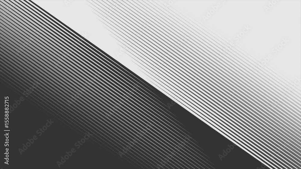 Poster high contrast black and white lines abstract minimal design. seamless looping geometric motion desig