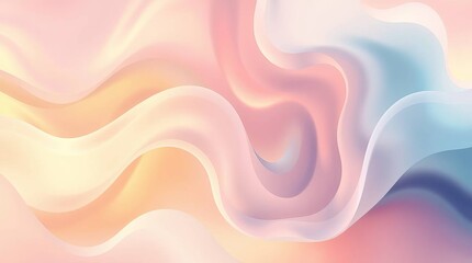 Abstract pastel flowing colors