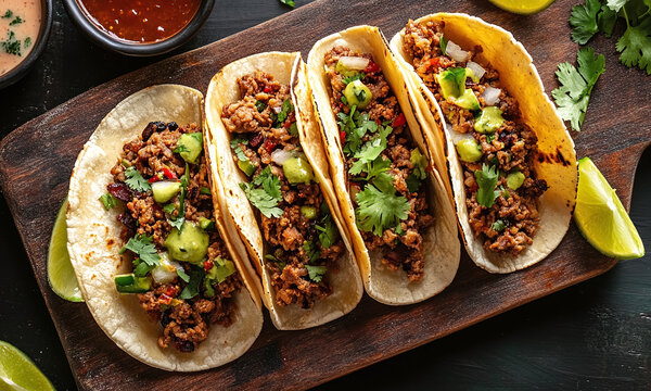 Tacos de Sesos - Tacos filled with beef brains, creamy and rich.
