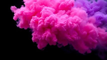 Pink and purple smoke explosion pink smoke abstract
