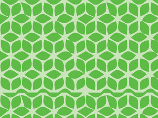 seamless pattern with green leaves