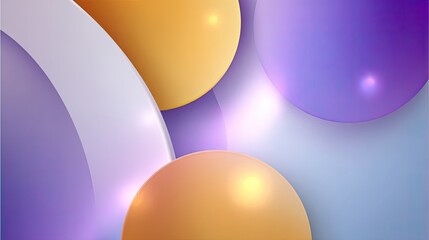 Abstract Colorful Background with Geometric Shapes and Soft Light