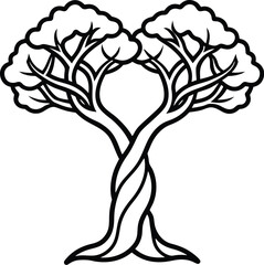 Tree with Heart-Shaped Canopy