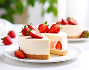 Fresh Strawberry Cheesecake