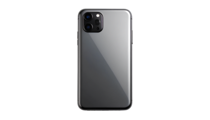 Minimalist Smartphone Back & Side Mockup on Transparent Background PNG