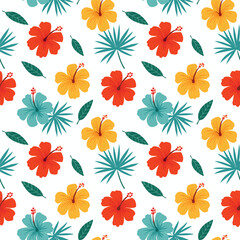 Colorful Tropical Floral Arrangement