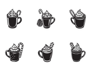 cup of coffee and cookies	
