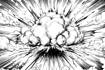 Obraz premium Explosion Graphic Design