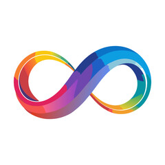 Obraz premium Swirl Infinity Logo – Abstract Gradient Vector Symbol