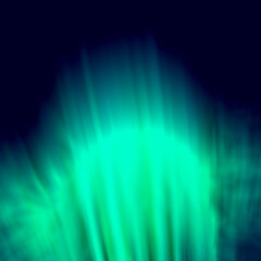 Abstract Green Light Effect - 3D Digital Art Background