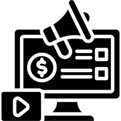 Fototapeta premium Online Promotion Icon