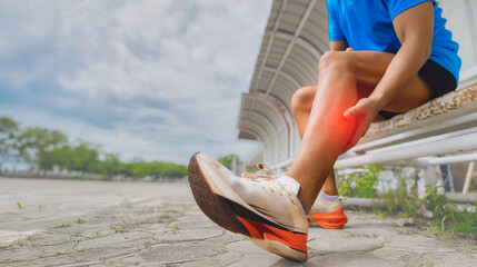 Leg Pain in Runner After Exercise Injury