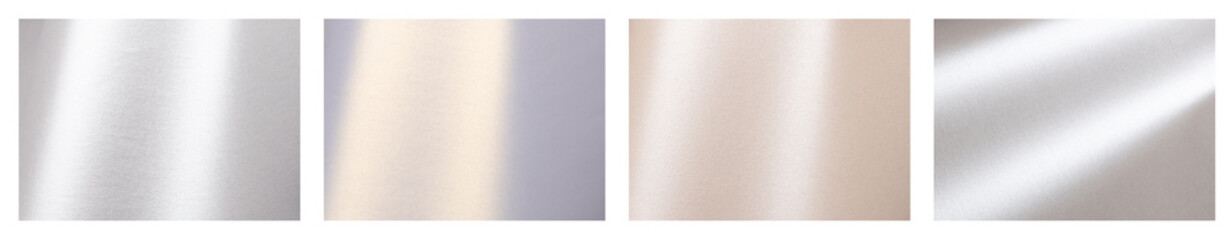 Texture with glossy pearlescent surface, shiny beige gray silver gradient, metallic reflection,