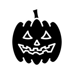 Pumpkin icon on white background