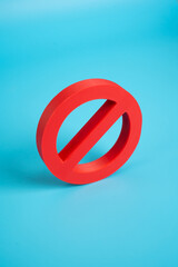 Red sign of prohibition NO. Restrictions, prohibitions. Laws. How not to do. Tips and warnings....
