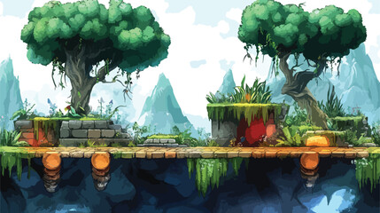  Forest Platform for Merchandise