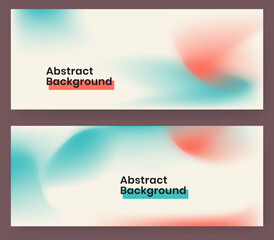 Abstract Gradient Background Set for Web Banner, Poster, Advertisement, and Digital Design Projects
