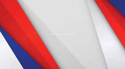 Modern abstract background blue and red with white colorful
