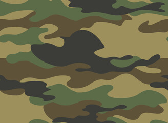 Classic camouflage military background, modern street print