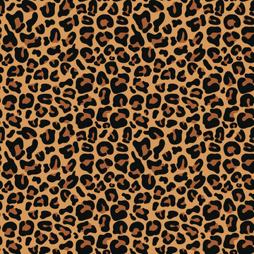 leopard print wild cat skin texture repeat, leopard spots pattern