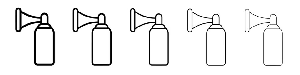 air horn icon vector thin outline style sign