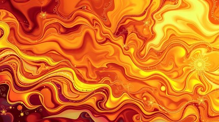 Orange yellow red abstract background