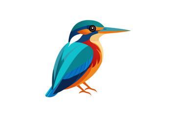 Kingfisher design vector