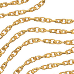 Luxurious Gold Chain Texture: Elegant Jewelry Background for Design Projects
